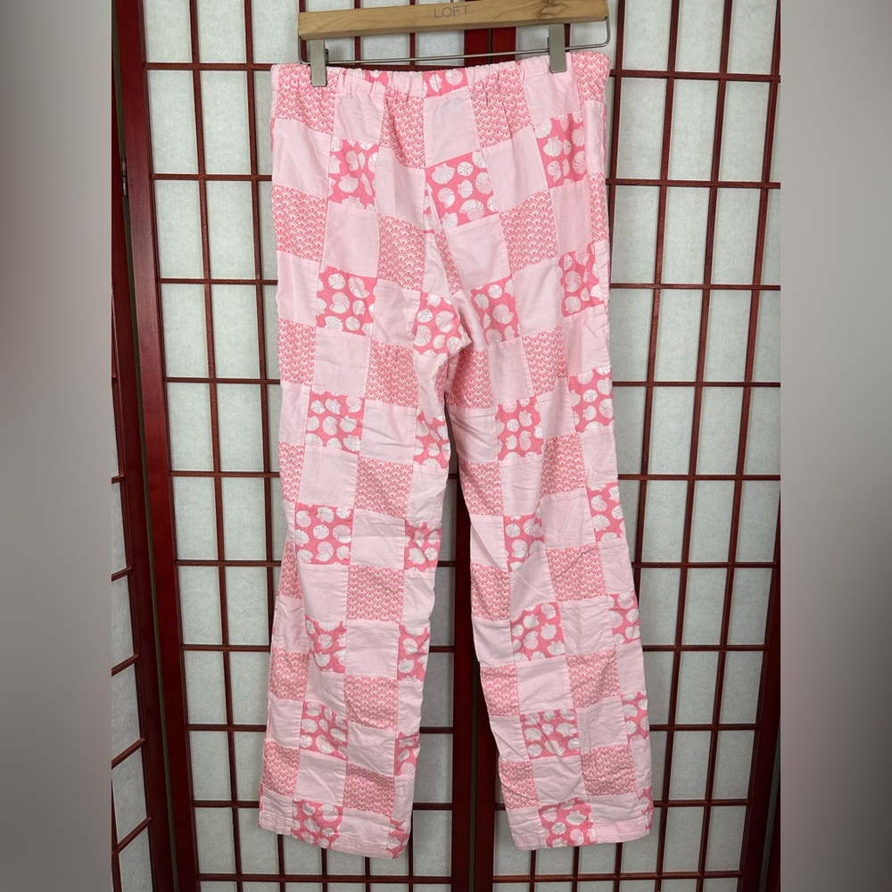 Vineyard Vines Pink Quilted Patchwork Coastal Nau… - image 2